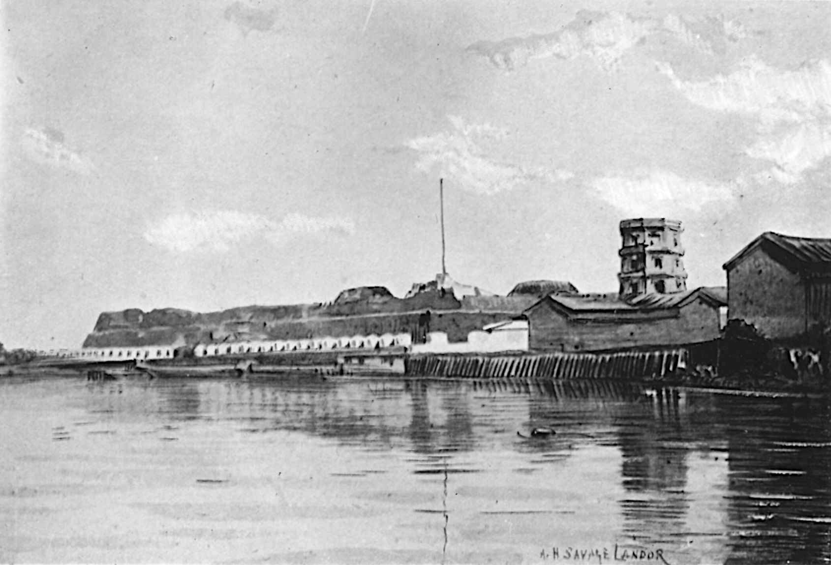 Buildings across the water