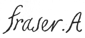 Signature: fraser.A