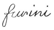 Signatue: furini