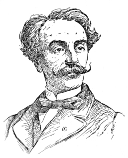 Bust of Gérôme, facing slightly right. Handlebar mustache, wavy hair cropped to the ears.