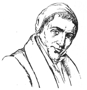 Bust of Granet; facing forward; clean shaven, wearing a soft cap covering most of his short hair.