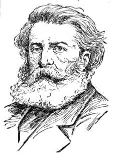 Bust of Hébert, facing slightly left; full beard and mustache; hair brushed away from face.