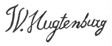 Signature: J V. Hugtenburg