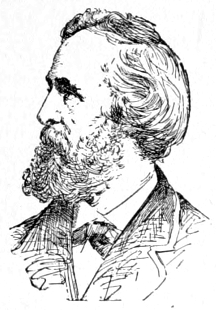 Bust of Knille, facing left; mustache, beard and sideburns; straight hair trimmed to nape.