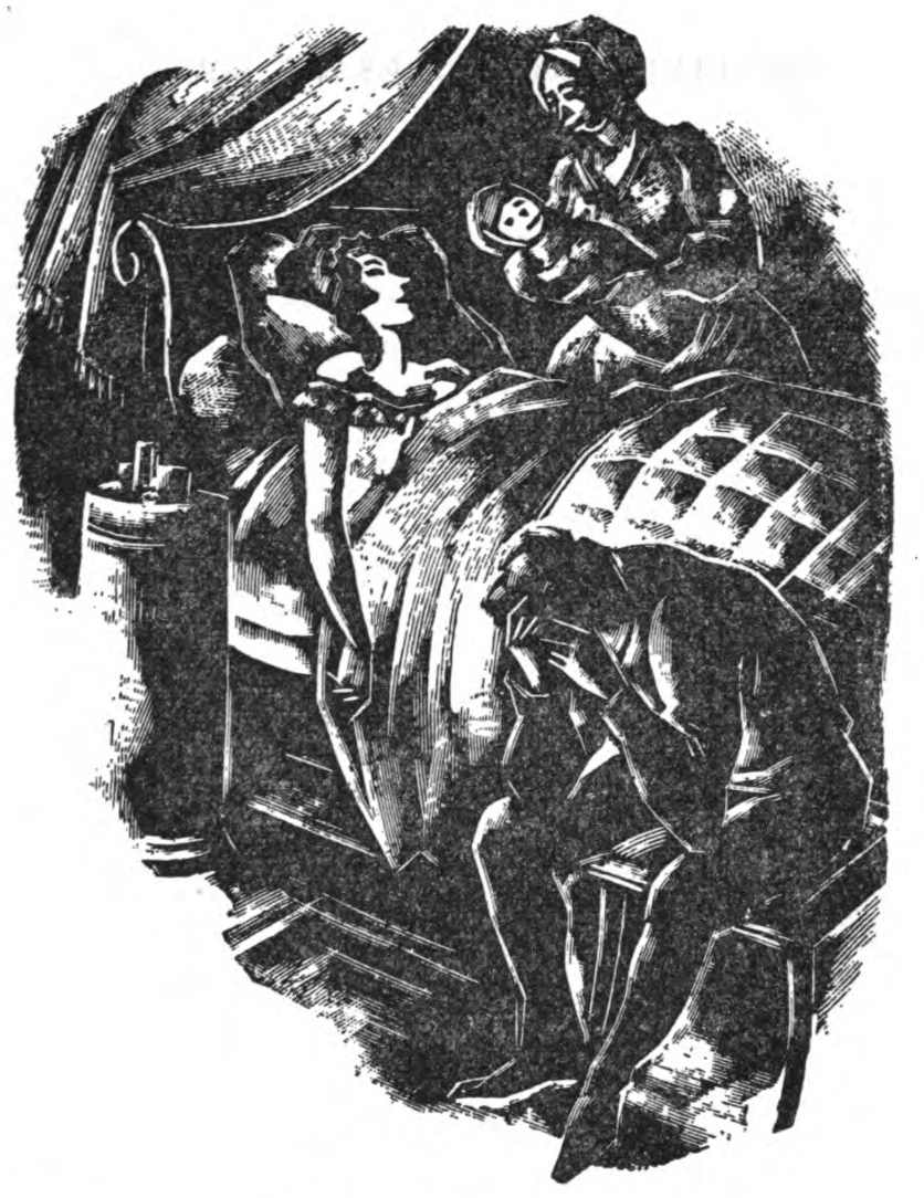 Two women and child