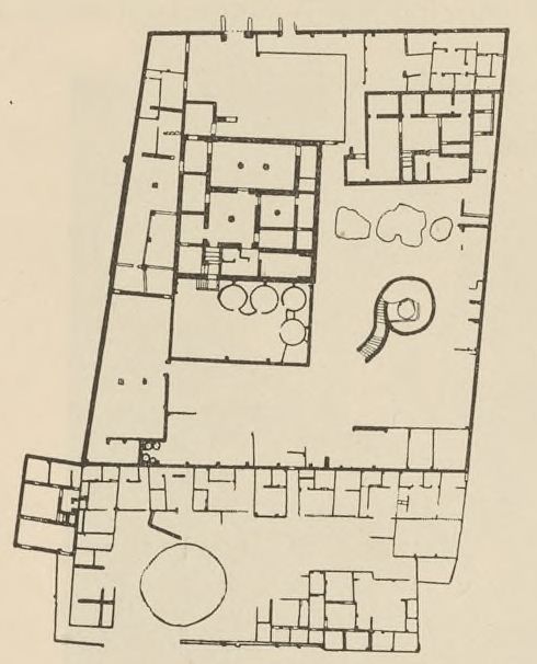 Grundstück und Werkstatt des Oberbildhauers Thutmes.