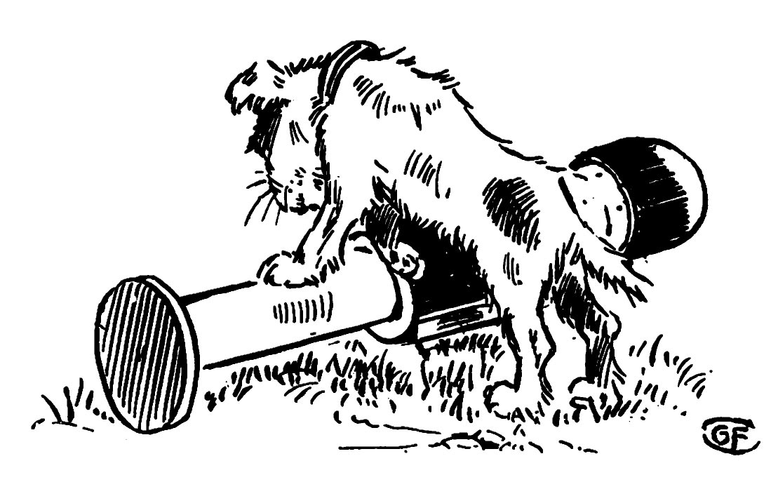 Rag stands over one of the toy soldiers laying on the ground