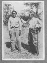 ISHI AND APPERSON, THE GUIDE, ONCE OLD ENEMIES, NOW FRIENDS