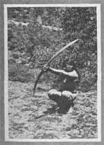 THE INDIAN'S FAVORITE SHOOTING POSITION
